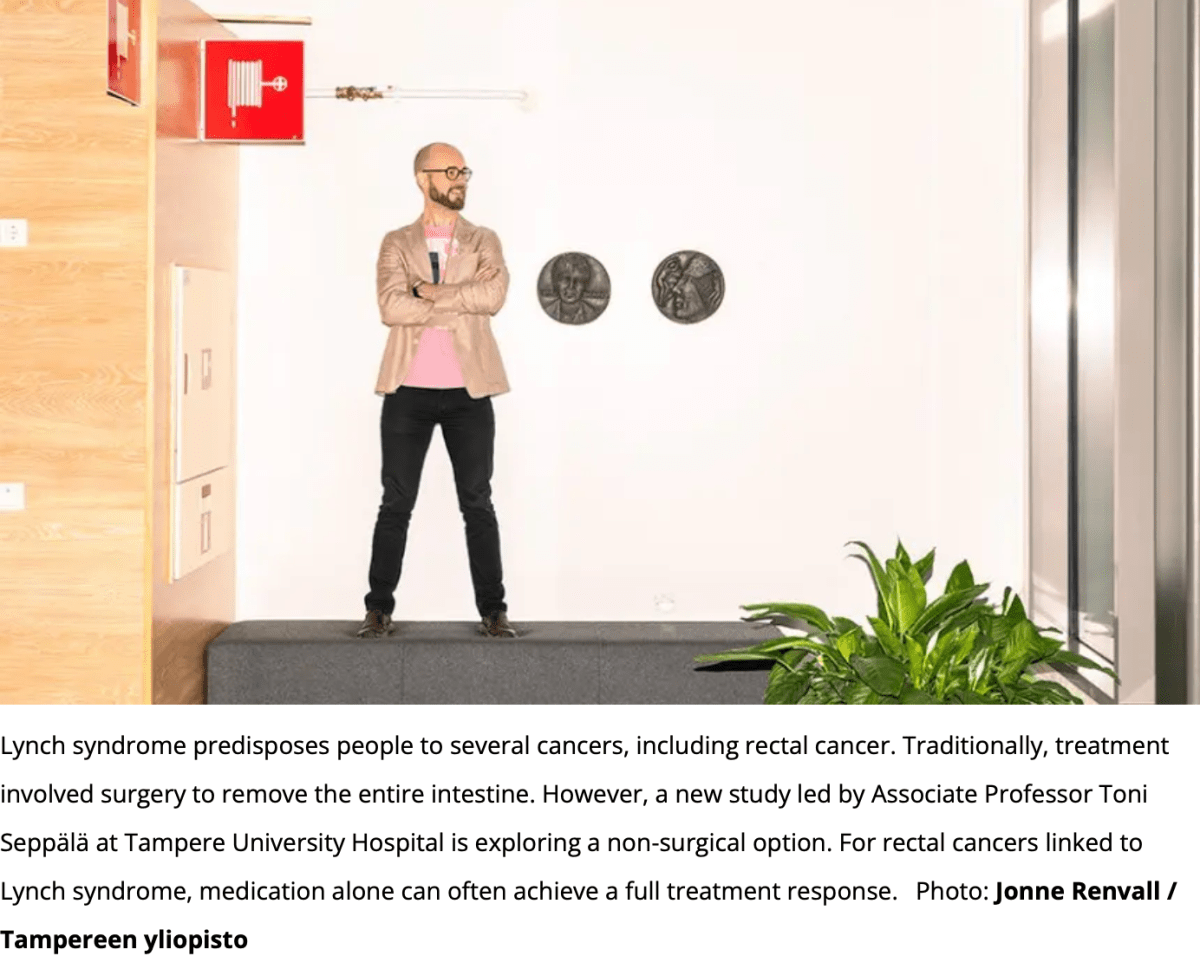 A genetic mutation can save lives – Lynch syndrome paves the way for cancer vaccines and personalised&nbsp;treatments